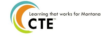 CTE "Learning that works for Montana" logo.