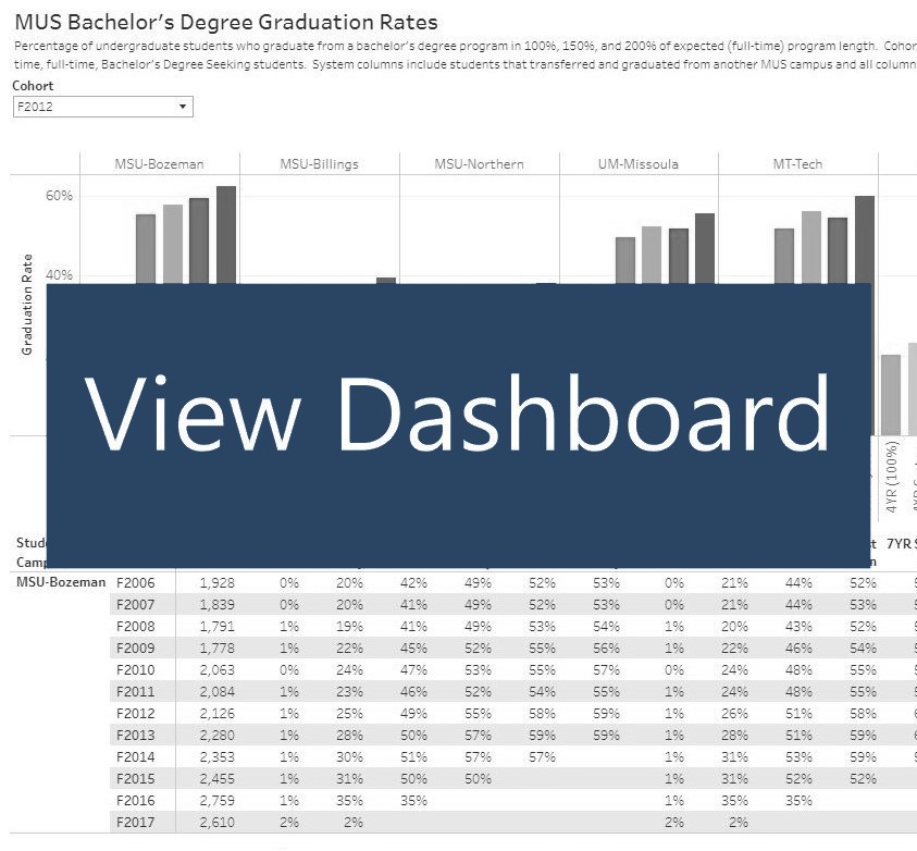 Graduation Rates Dashboard
